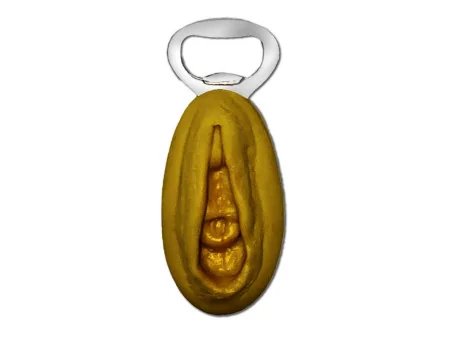 Abridor Forma de Vagina Dorado
