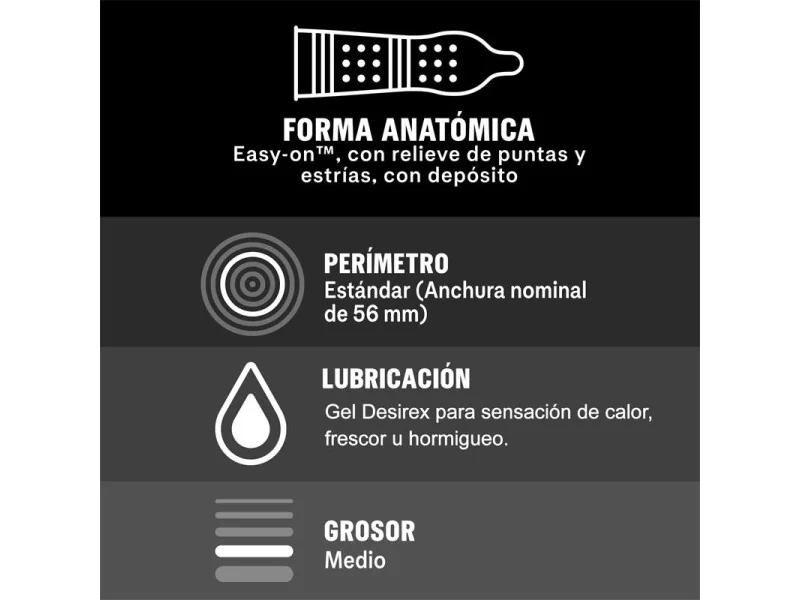 Preservativos Intense 12ud