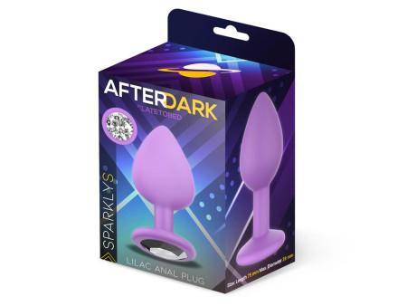 Sparkly Plug Anal Silicona Talla S Lilac