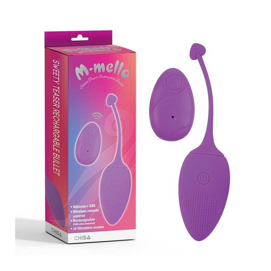 Huevo Vibrador Control Remoto Sweety Teaser USB 57