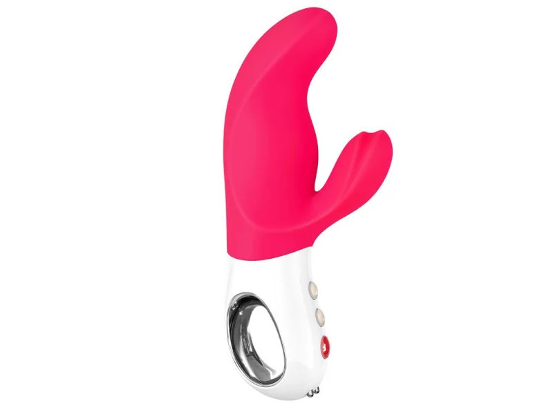 Vibrador para el Punto G Miss Bi Pink and White