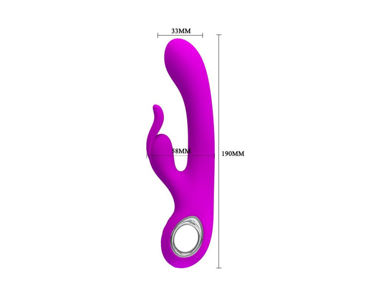 Vibrador Hot Rabbit Purpura