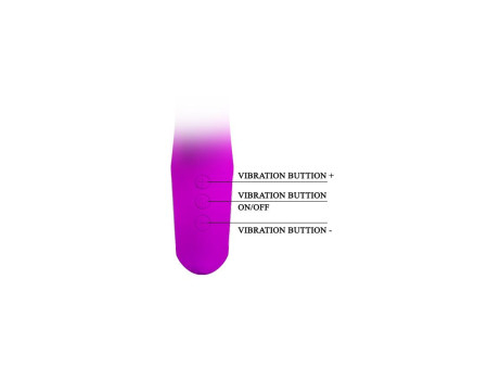 Vibrador Hot Rabbit Purpura