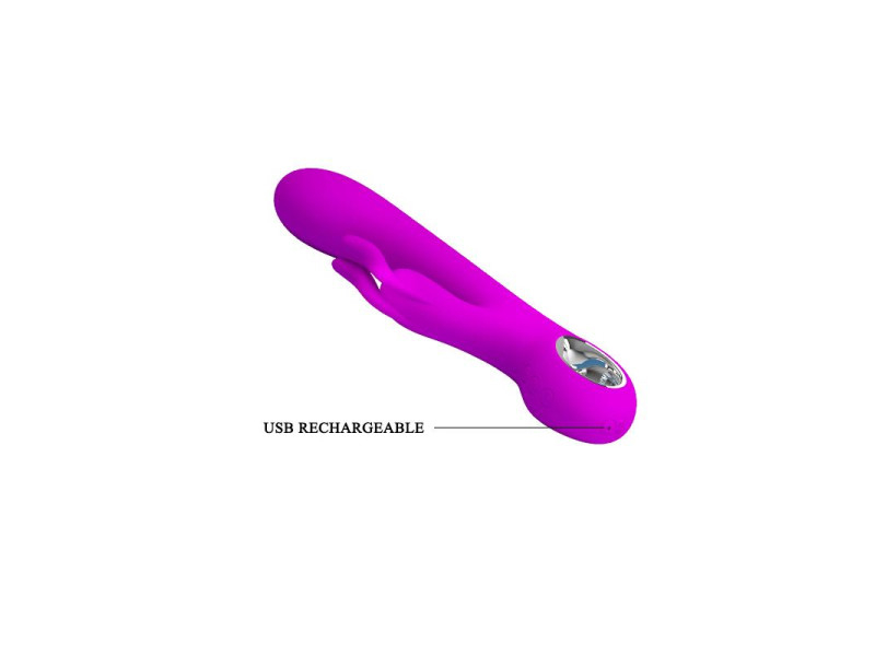 Vibrador Hot Rabbit Purpura