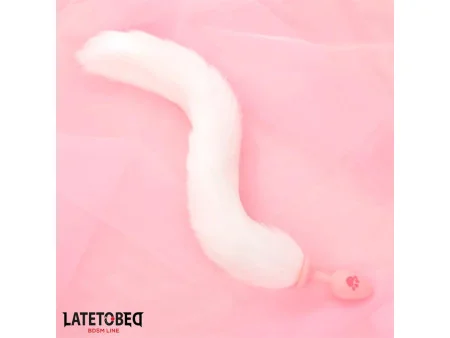 Plug Anal con Cola de Zorro Rosa