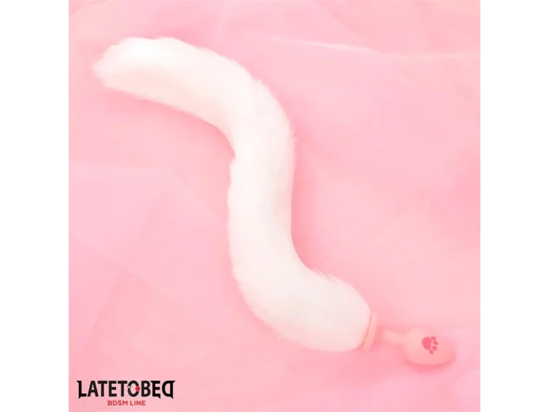 Plug Anal con Cola de Zorro Rosa