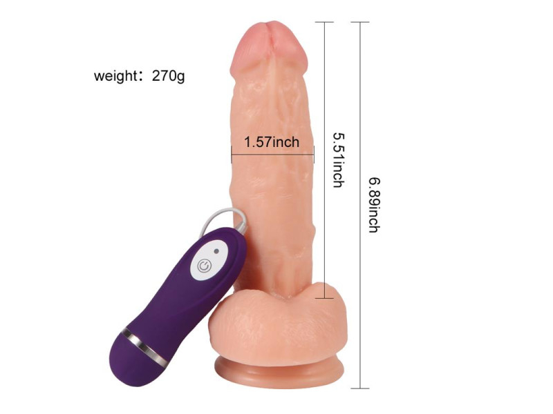 Vibrador Realista Control Remoto Kassadin 175 cm