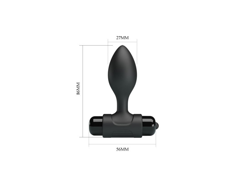 Plug Anal con Vibracion Silciona