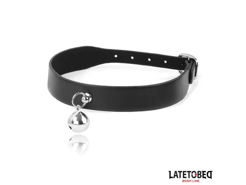 Collar con Cascabel y Correa