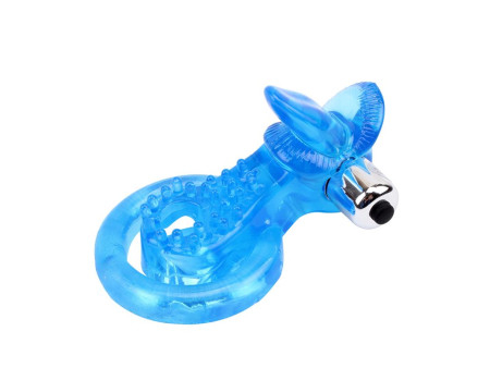 Anillo Vibrador para el Pene The Tongue Azul