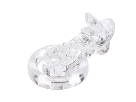 Anillo Vibrador para el Pene The Tongue Transparente