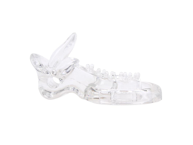 Anillo Vibrador para el Pene The Tongue Transparente