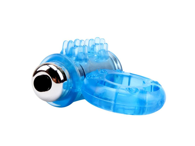Anillo Vibrador para el Pene Bull Ring Azul