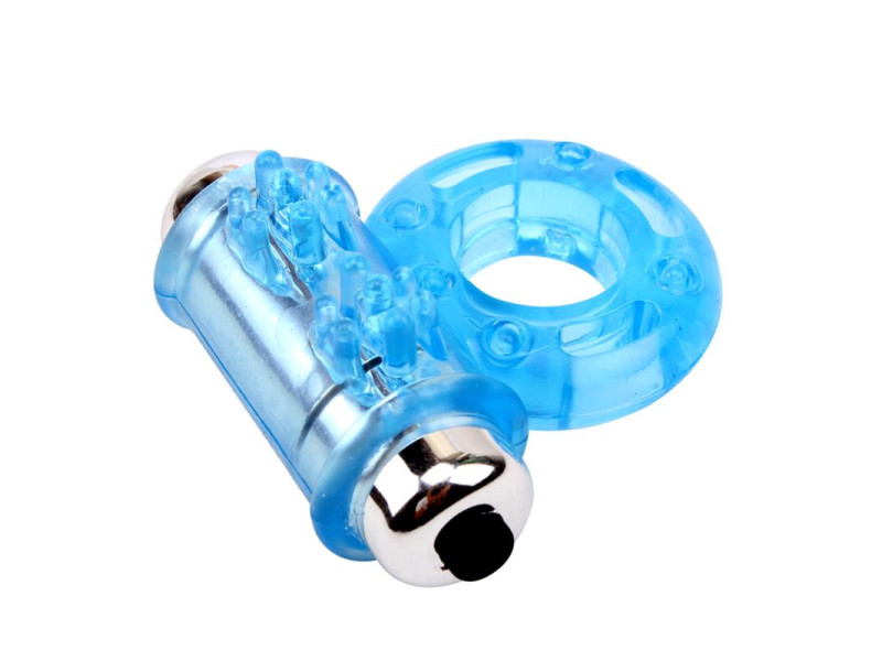 Anillo Vibrador para el Pene Bull Ring Azul