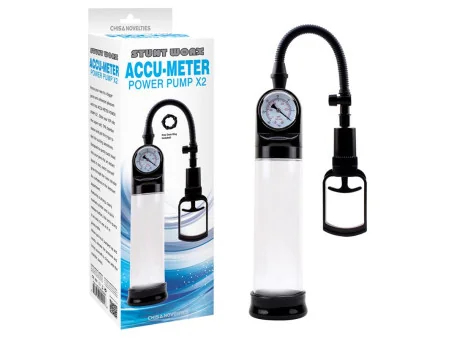 Masturbador Accu Meter Power Pump x2