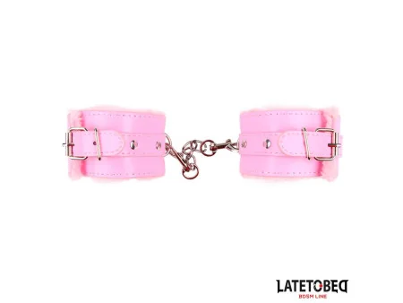 Esposas para Tobillos con Pelo Rosa