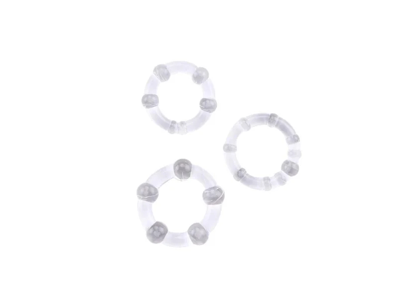 Anillos para el Pene Beaded Transparente