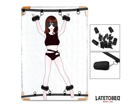 Ataduras para la Cama con 4 Enganches