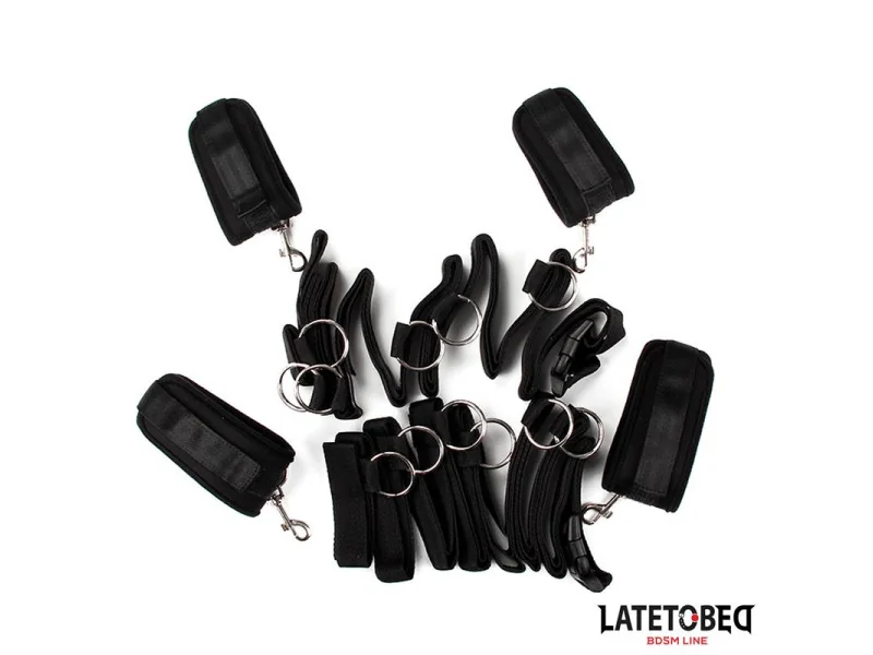 Ataduras para la Cama con 4 Enganches