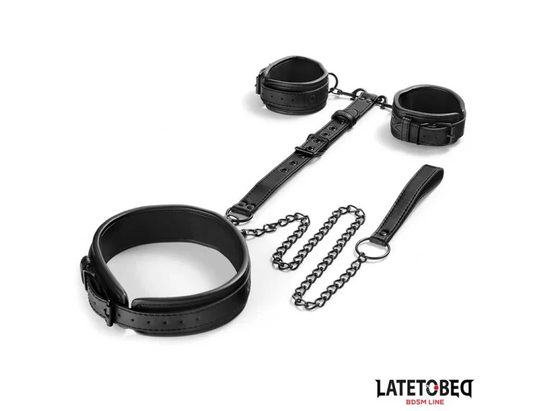 Restricciones con Collar con Correa y Esposas Restricciones con Collar con Correa y Esposas