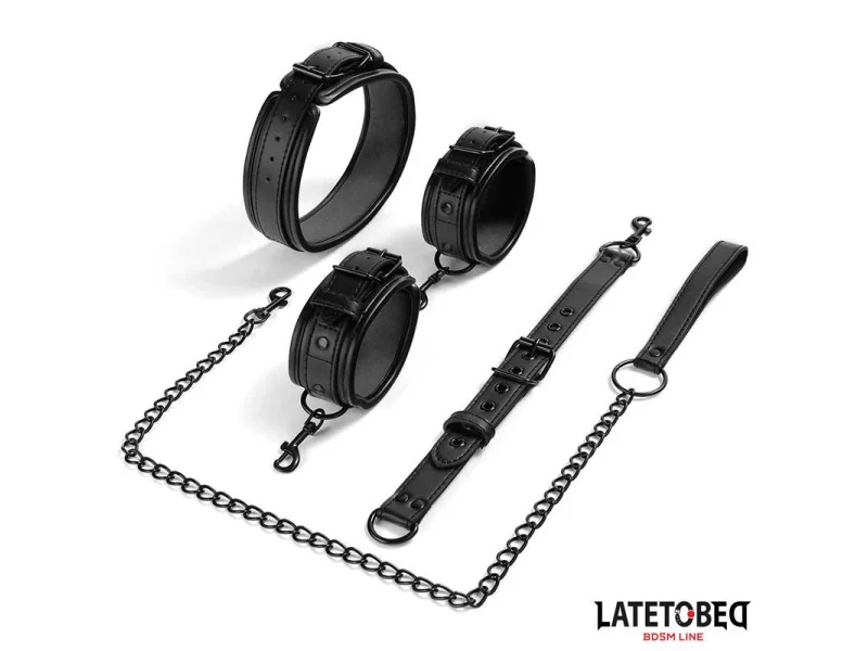 Restricciones con Collar con Correa y Esposas