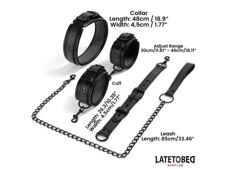 Restricciones con Collar con Correa y Esposas