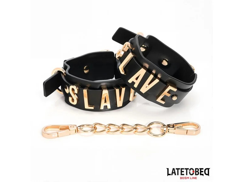 Esposas ESLAVE con Cadena Dorada