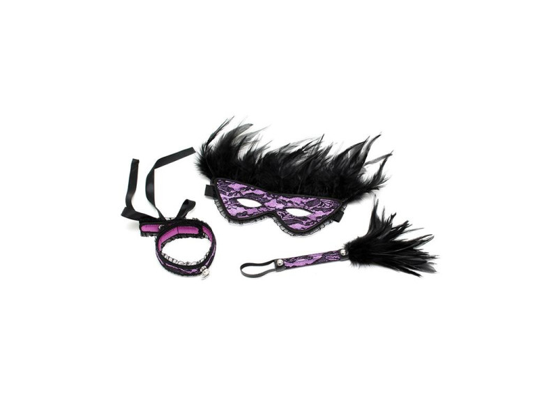 Pack 3 Piezas Dominiset de Lujo Purpura