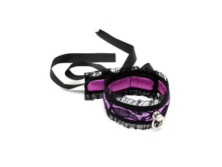 Collar de Saten Purpura Collar de Saten Purpura