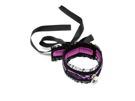 Collar de Saten Purpura Collar de Saten Purpura