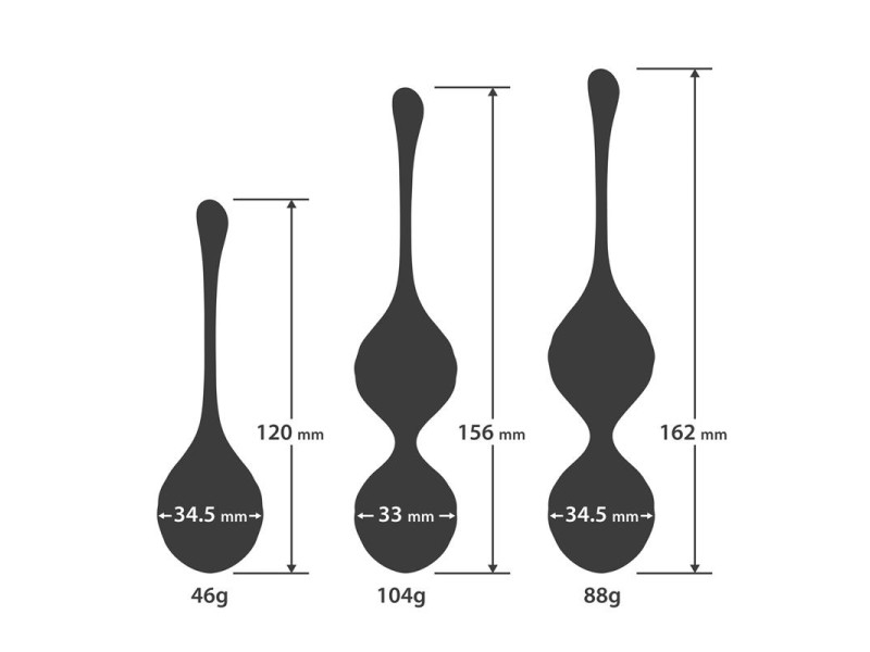 Taylor 20 Bolas Kegel Silicona Purpura