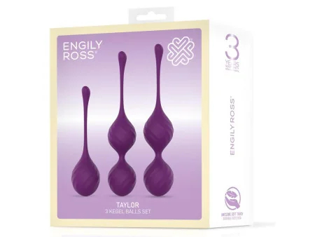 Taylor 20 Bolas Kegel Silicona Purpura