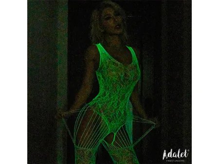 Beatrice Bodystocking Brilla en la Oscuridad Talla Unica