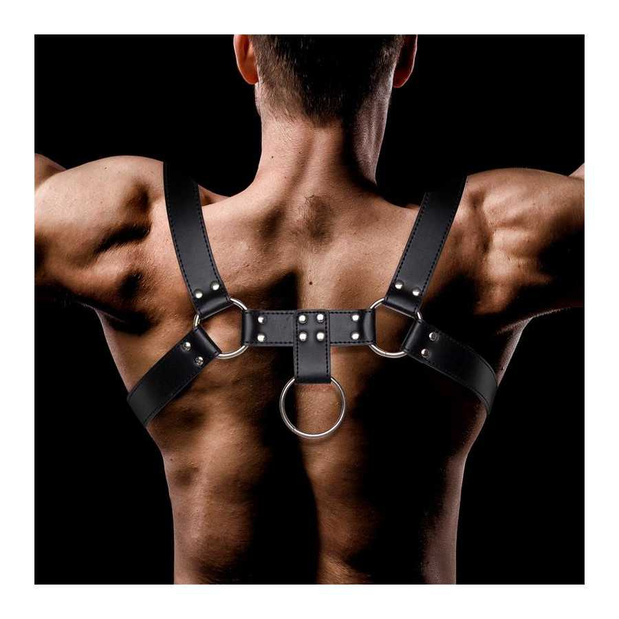 Domine Arnes Masculino para Bondage Cuero Vegano