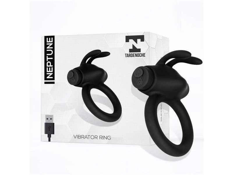 Neptune Anillo Vibrador Silicona Recargable USB