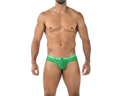 C4MSPX22 Calzoncillo Cheeky Brief Verde
