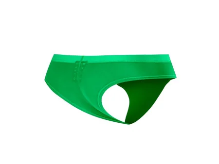 C4MSPX22 Calzoncillo Cheeky Brief Verde