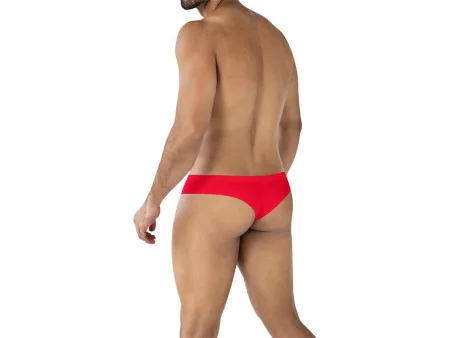 C4MSPX22 Calzoncillo Cheeky Brief Scarlet