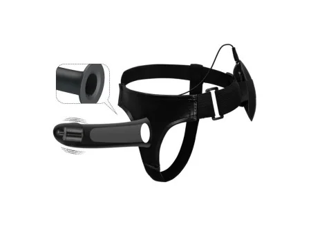 Arnes con Dildo Hueco con Vibracion Vito