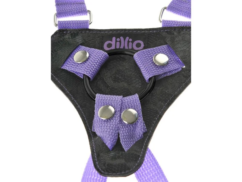 Arnes con Dildo de 19 cm Color Purpura
