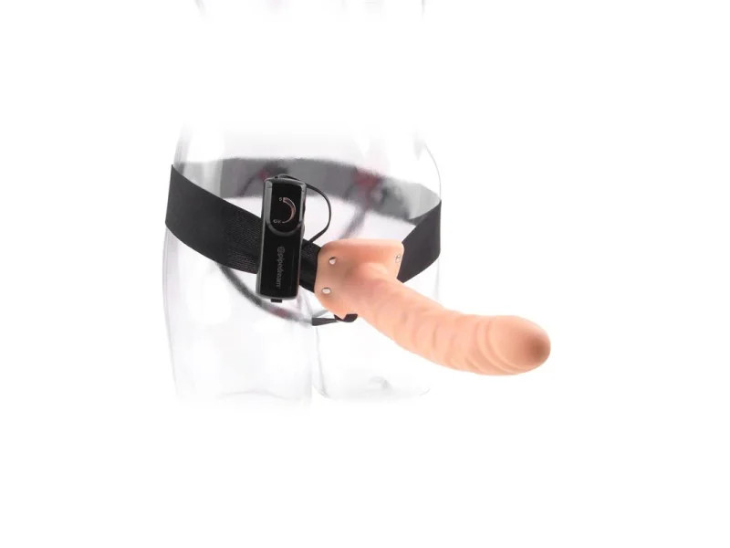 Arnes con Dildo Hueco y Vibracion 8