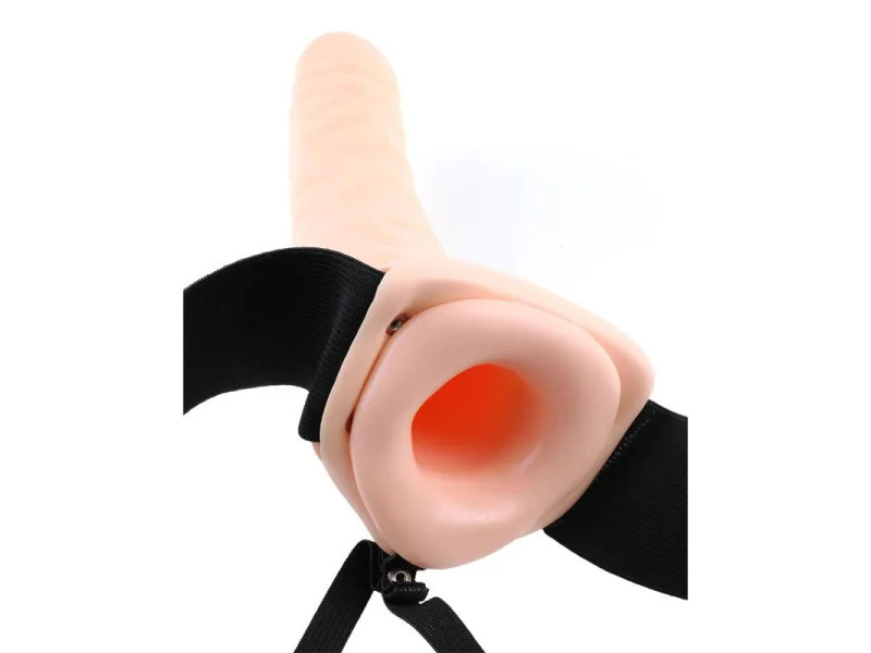 Arnes con Dildo Hueco y Vibracion 8