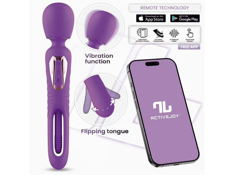 Salma Masajeador con Flipping Tongue y Vibracion con App Salma Masajeador con Flipping Tongue y Vibracion con App