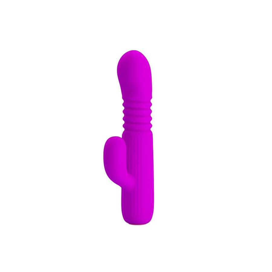 Leopold Vibrador con Funcion de Movimiento USB Silicona