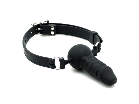 Mordaza con Dildo Silicona Mordaza con Dildo Silicona
