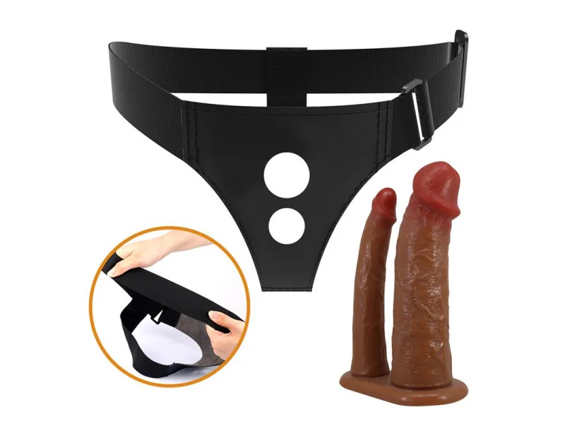 Keaven Arnes con Dildo Doble Hueco