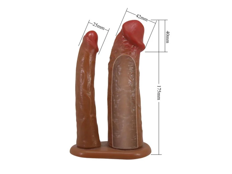 Keaven Arnes con Dildo Doble Hueco
