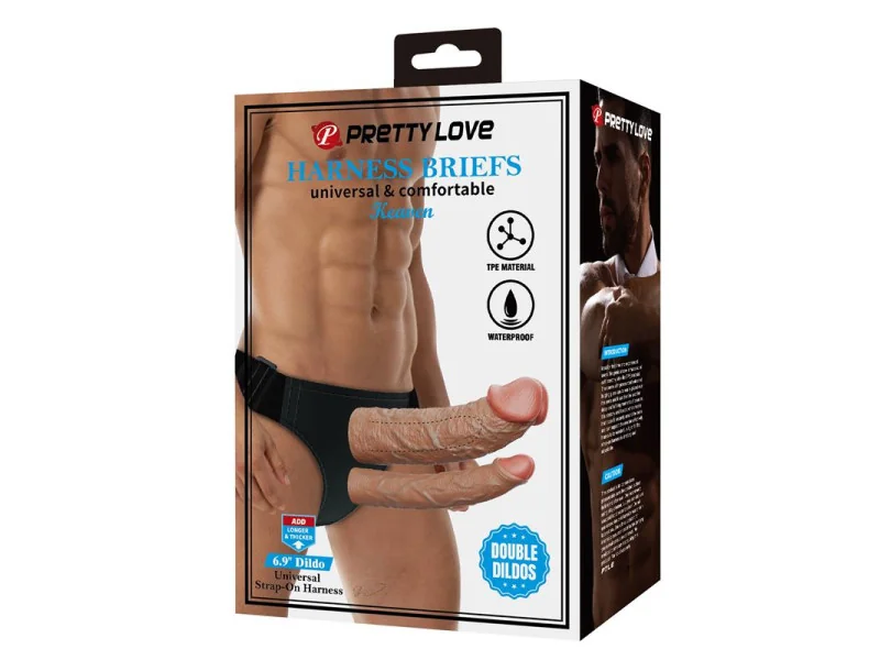 Keaven Arnes con Dildo Doble Hueco