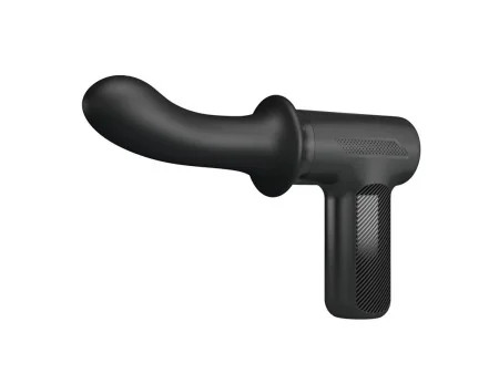 Dj Doctor Pistola de Masaje Dildo Funcion Empuje Negro