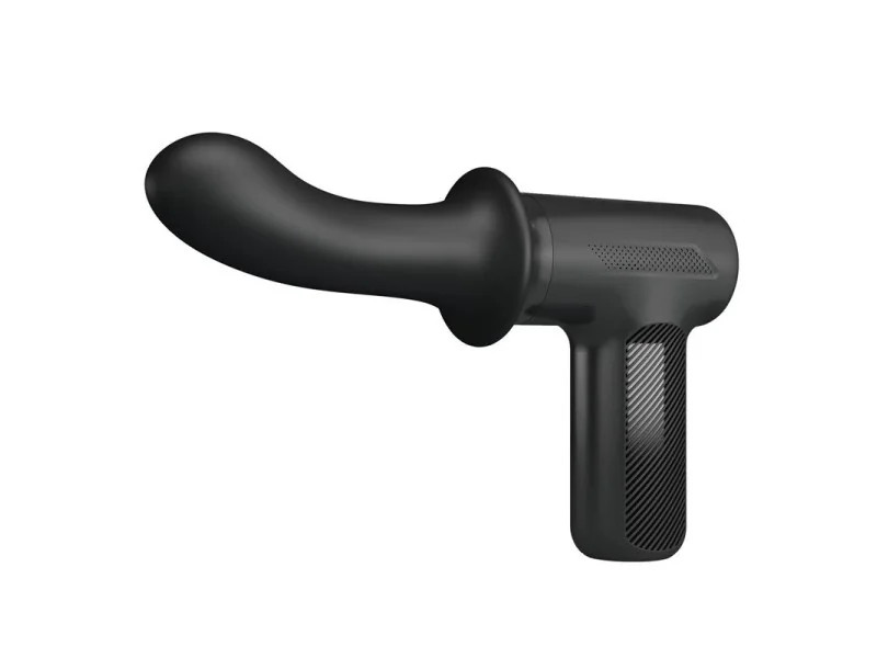 Dj Doctor Pistola de Masaje Dildo Funcion Empuje Negro